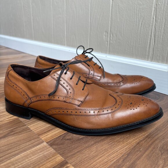 Gordon Rush Men\'s 13 Leather Wingtip Dress Shoes Office Career Work main image 7